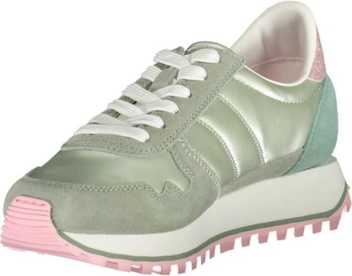 Blauer Groene Damessneaker Dynamische Fusion Stijl