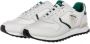 Blauer Wit en groen leren sneakers S4Dixon02 White Heren - Thumbnail 4