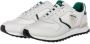 Blauer Wit en groen leren sneakers S4Dixon02 White Heren - Thumbnail 11