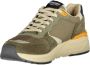 Blauer Groene Vetersportschoenen - Thumbnail 2