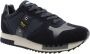 Blauer Heren Blauw Navy Suede Tessuto Queens Sneaker Blauw Heren - Thumbnail 2