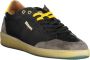 Blauer Heren Sportieve Zwarte Sneakers met Contrastdetails Black Heren - Thumbnail 6