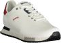 Blauer Sportieve Witte Sneakers voor Heren met Contrastdetails White Heren - Thumbnail 6