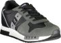 Blauer Sportieve Zwarte Heren Sneakers met Contrastdetails Black Heren - Thumbnail 6