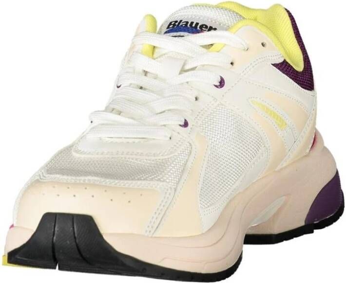 Blauer Kleurrijke Chic Sneaker met Verwijderbare Binnenzool