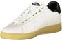Blauer Leren Low-Top Sneakers - Thumbnail 2