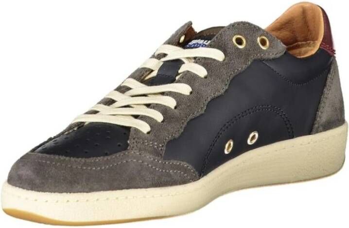 Blauer Leren Sneaker