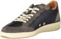 Blauer Leren Sneaker - Thumbnail 2