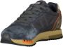 Blauer Leren Sneaker - Thumbnail 2
