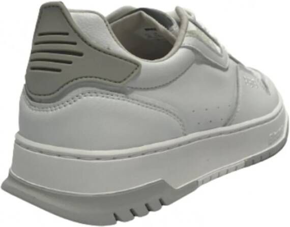 Blauer Leren Sneaker voor Mannen
