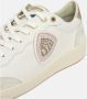 Blauer Leren Sneakers met Zijlogo - Thumbnail 2