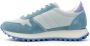 Blauer Blauwe Sportsneaker met Contrasterende Details Multicolor Dames - Thumbnail 10