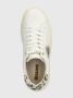 Blauer Luipaardprint Witte Leren Sneakers White Dames - Thumbnail 5