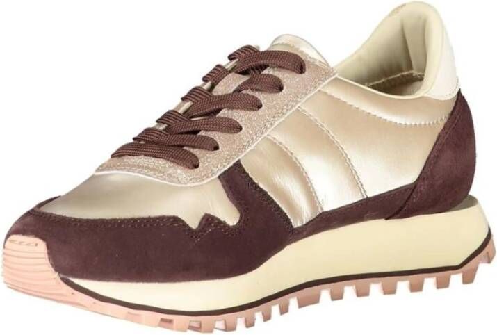 Blauer Luxe Leren Sneaker