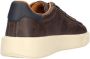 Blauer Bruine Herensportschoenen Veters Contrastdetails Print Logo Brown Heren - Thumbnail 18