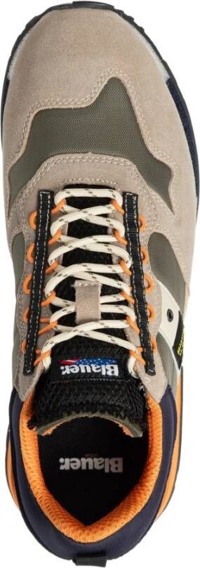 Blauer Multicolor Vetersluiting Heron Sneakers Multicolor Heren