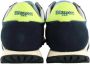 Blauer Nylon Suede Hardloopschoenen Multicolor Heren - Thumbnail 5
