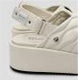 Blauer Opal Sandaal in Crème Leer Beige Dames - Thumbnail 2