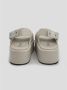 Blauer Opal Sandaal in Crème Leer Beige Dames - Thumbnail 3