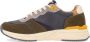 Blauer Groene Sneakers met Contrastlogo Multicolor Heren - Thumbnail 6