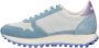 Blauer Blauwe Sportsneaker met Contrasterende Details Multicolor Dames - Thumbnail 6