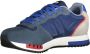 Blauer Blauwe Sneakers met Technische Inzetstukken Multicolor Heren - Thumbnail 13
