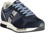 Blauer Sportieve Vetersneakers met Contrastdetails Multicolor Heren - Thumbnail 13