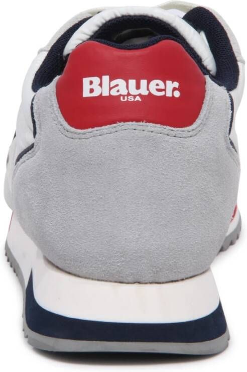 Blauer Queens Schoenen Wit Rood Marine