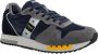 Blauer Blauwe Contrast Sneakers: Verhoog Je Stap Multicolor Heren - Thumbnail 3