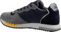 Blauer Marineblauw Grijs Leren Sneakers Gray Heren - Thumbnail 4