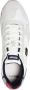 Blauer Witte Polyester Sneaker met Sportieve Details Multicolor Heren - Thumbnail 9