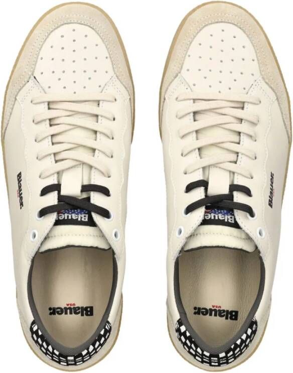 Blauer Retro Tennis Stijl Sneakers