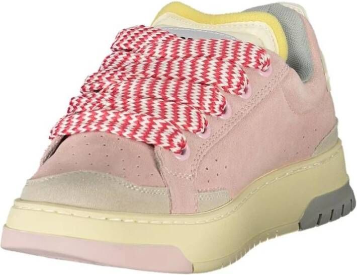 Blauer Roze Grijze Sportieve Chic Sneakers