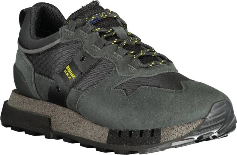 Blauer Schoenen Black Heren