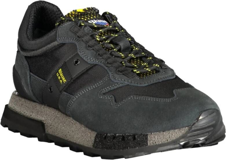 Blauer Schoenen Black Heren