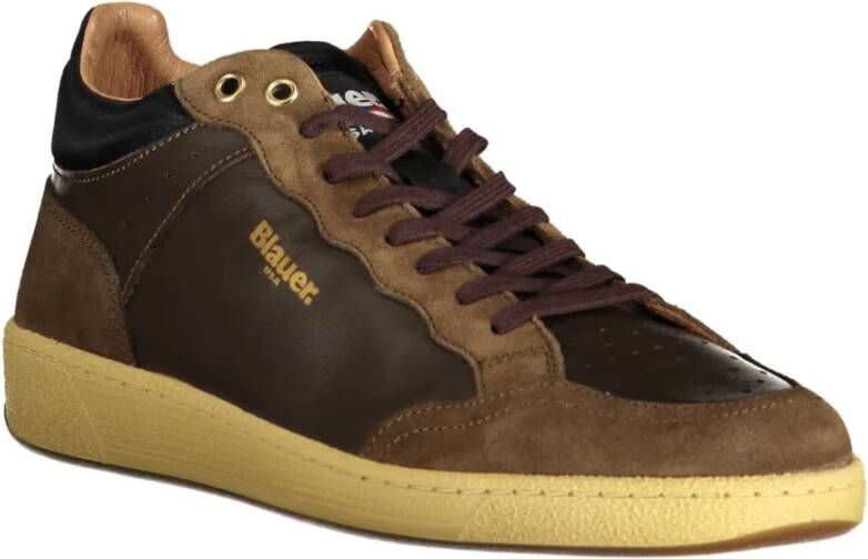 Blauer Schoenen Brown Heren