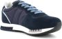 Blauer Sportieve Vetersneakers met Contrastdetails Multicolor Heren - Thumbnail 19
