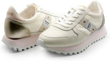 Blauer Sneakers Beige Dames