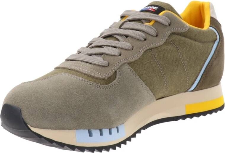 Blauer Sneakers Beige Heren