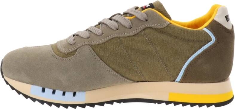 Blauer Sneakers Beige Heren