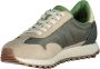 Blauer Sportieve Vetersneakers Beige Contrast Logo Beige Heren - Thumbnail 3