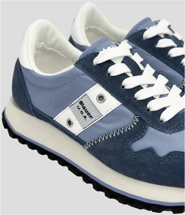 Blauer Blauwgetinte Damessneakers Blauw Dames