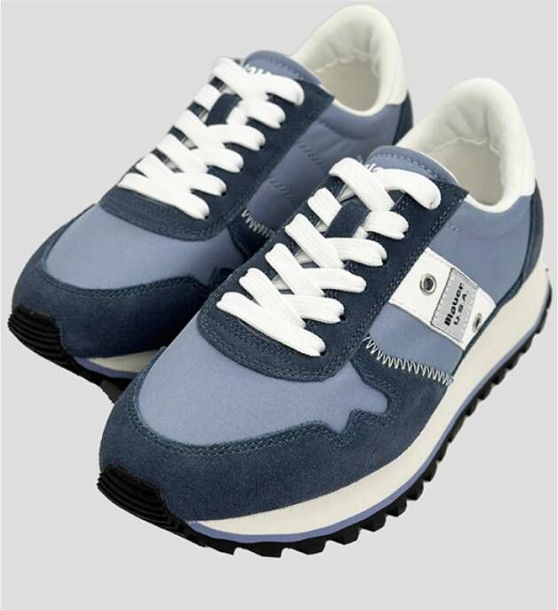 Blauer Blauwgetinte Damessneakers Blauw Dames