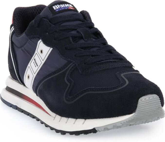 Blauer Navy Quartz Sneakers voor Heren Blauw Heren