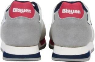 Blauer Sneakers Grijs Heren