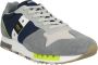 Blauer Blauwe Contrasterende Veters Sportieve Sneakers Multicolor Heren - Thumbnail 2