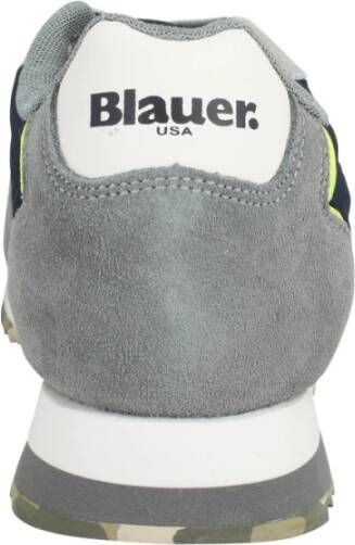 Blauer Sneakers Grijs Heren