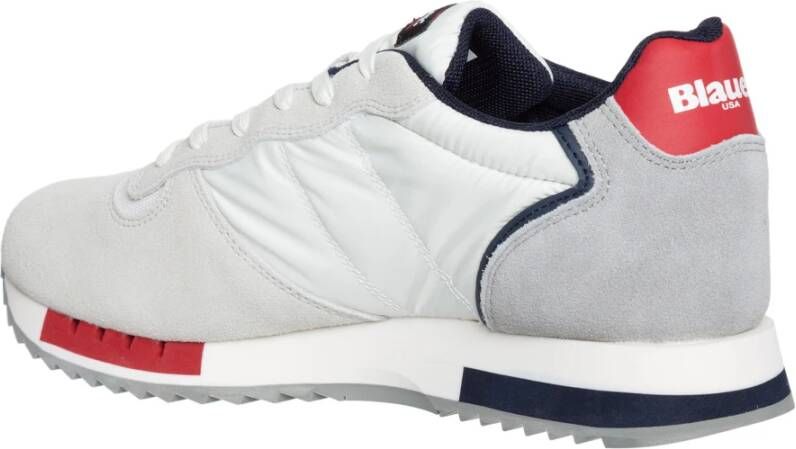 Blauer Sneakers Grijs Heren