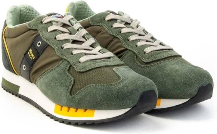 Blauer Stijlvolle Heren Veterschoenen Groen Heren