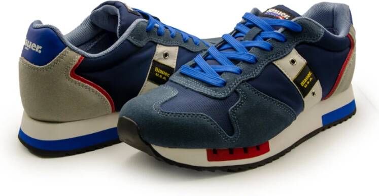 Blauer Sneakers Multicolor Heren